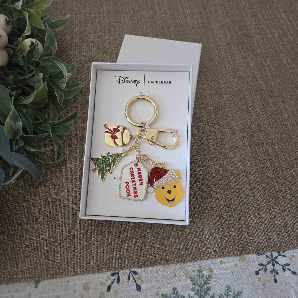 BaubleBar Holiday Keychain Set, Winnie The Pooh